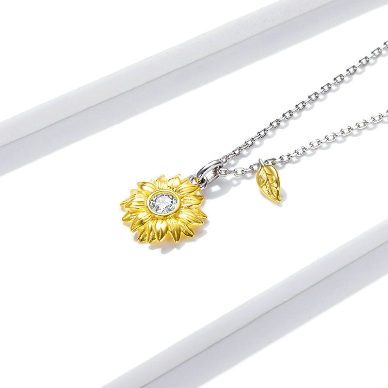 Girasole argento e oro