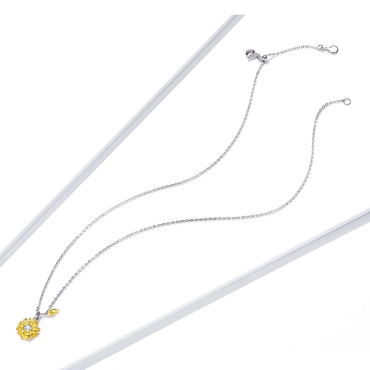 Girasole argento e oro