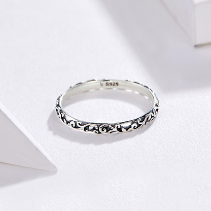 Anello fantasia argento