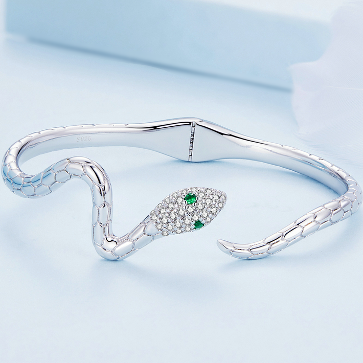 Bracciale avvolgente serpente
