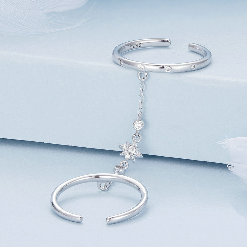 Anello unito con catena