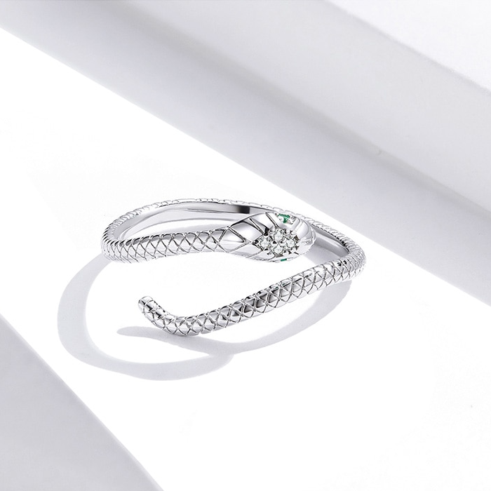 Anello cobra argento