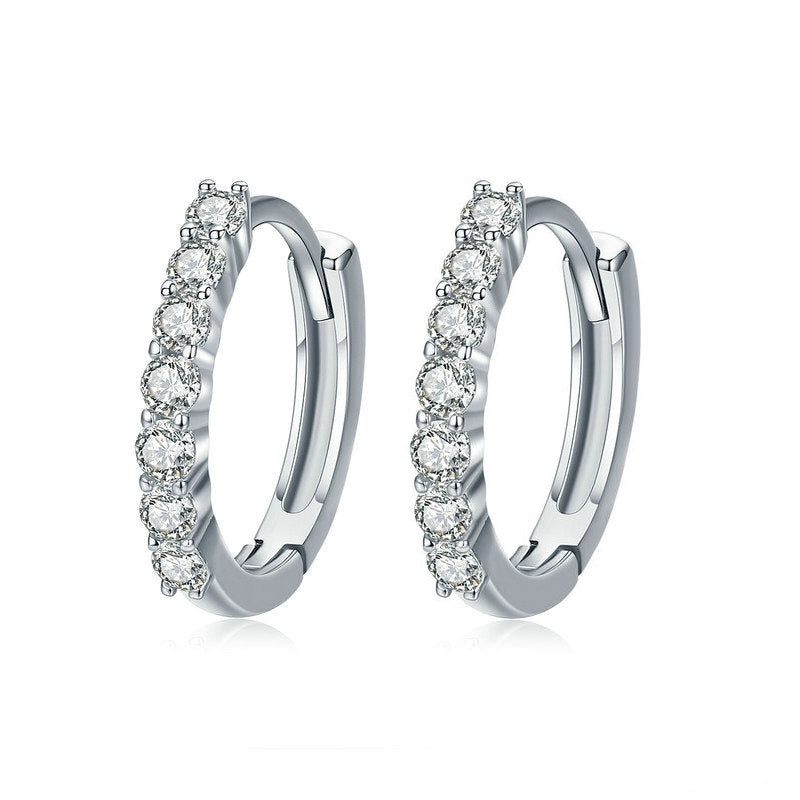 Orecchini argento zirconi