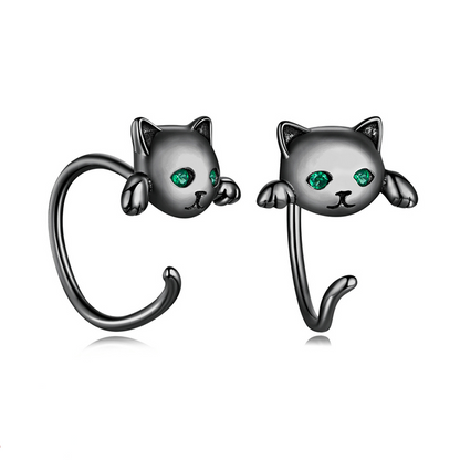 Orecchini forma gatto