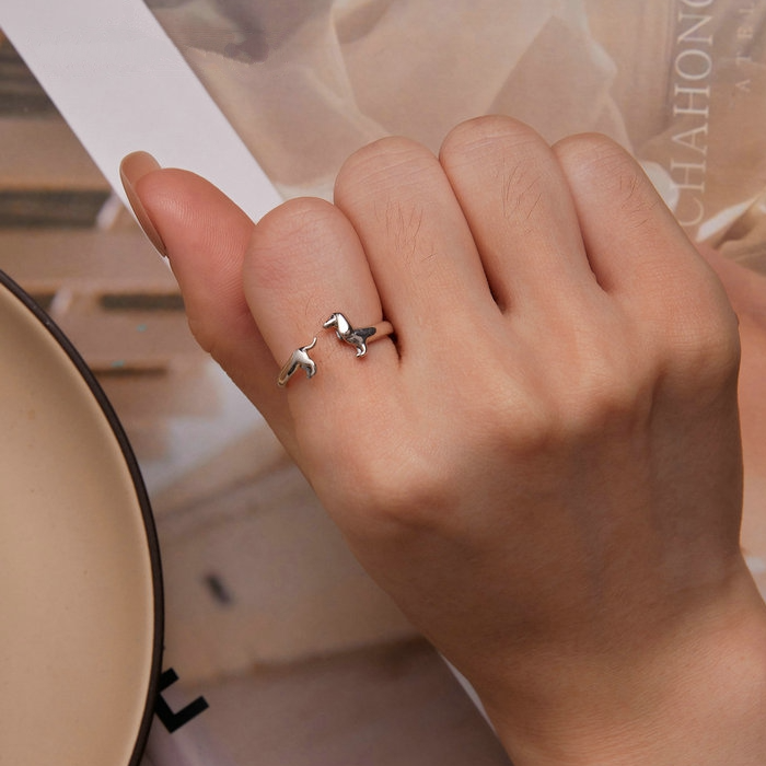 Anello forma bassotto