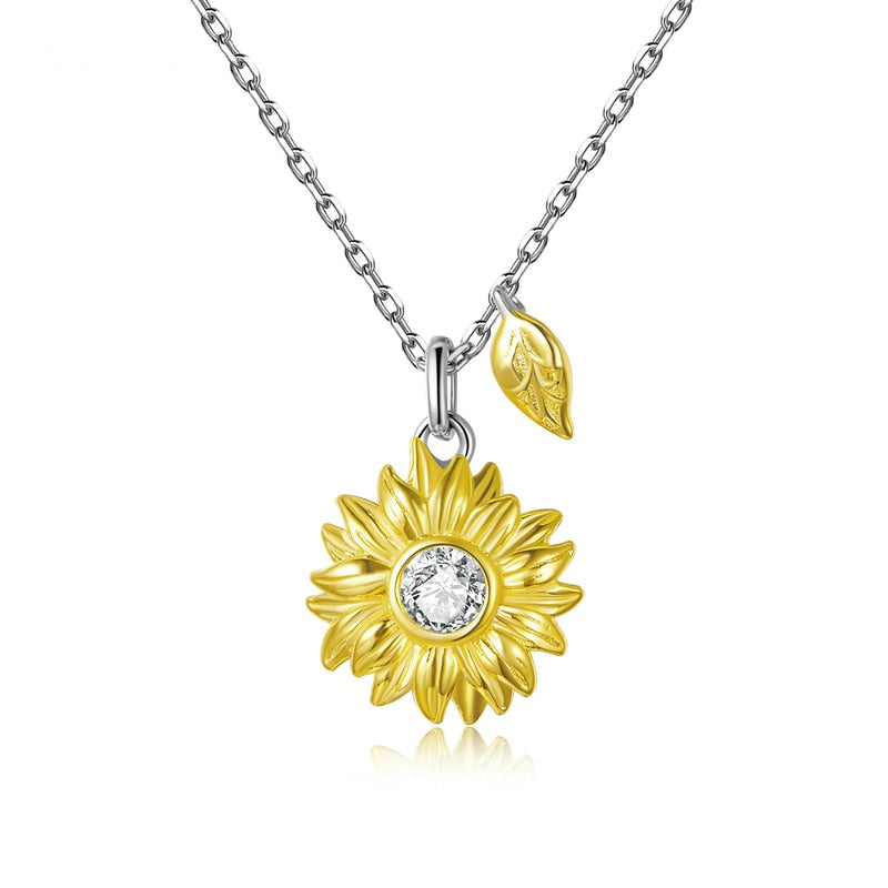 Girasole argento e oro