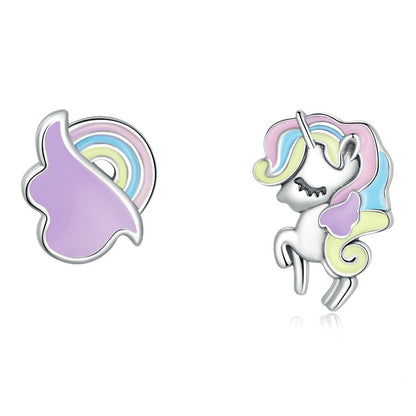 Orecchini unicorno pastello