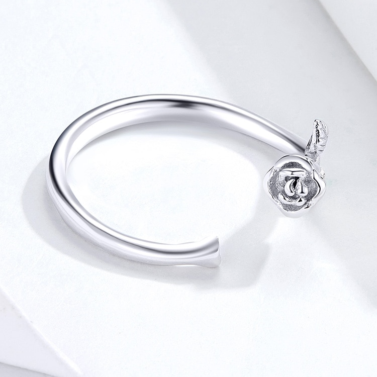 Anello fiore rosa