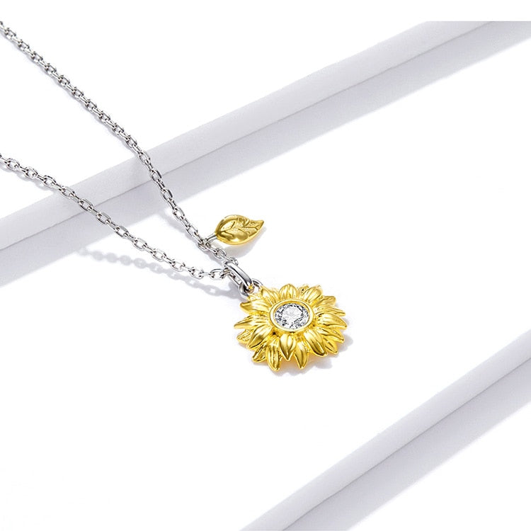Girasole argento e oro