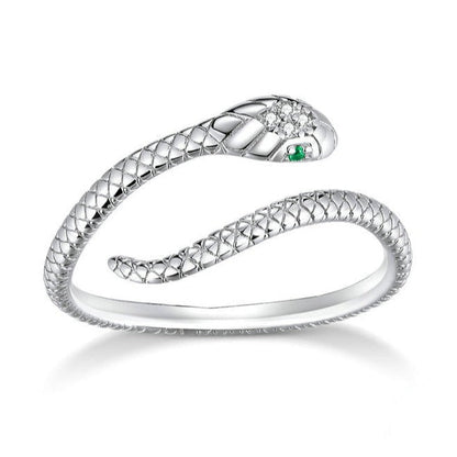 Anello cobra argento