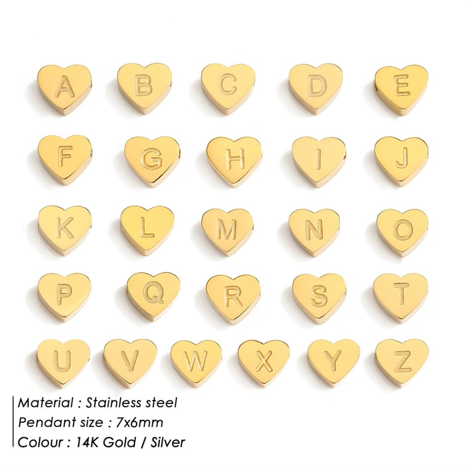 Bracciale personalizzato con cuore d'oro