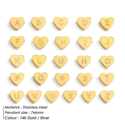 Bracciale personalizzato con cuore d'oro