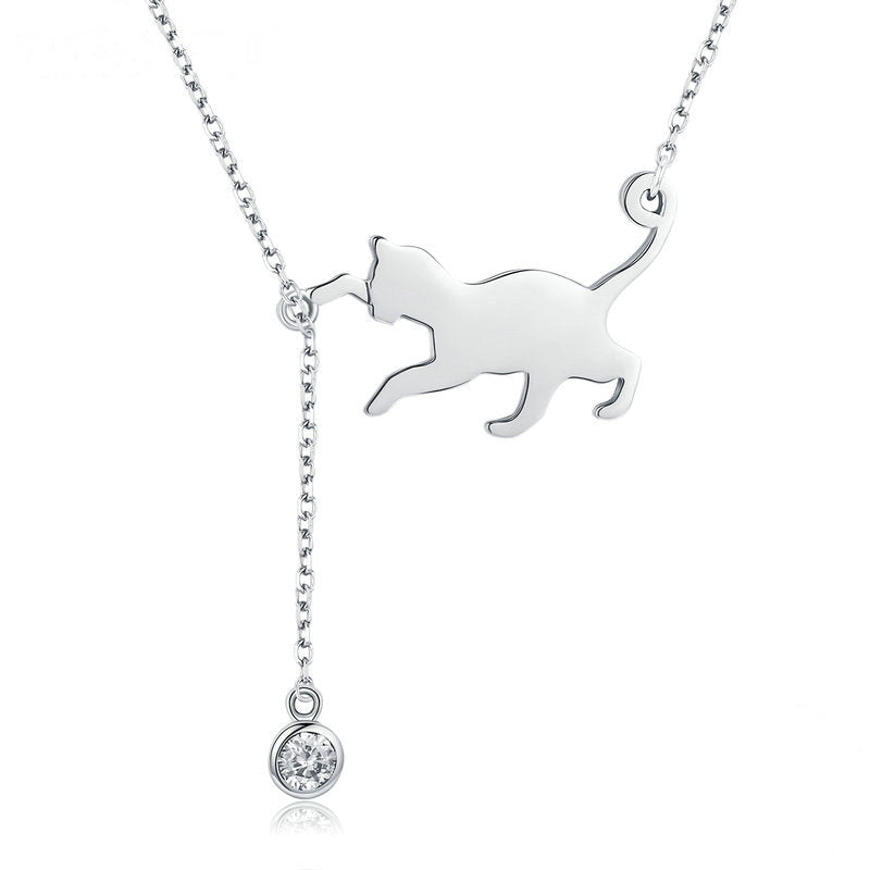 Collana gatto giocoso