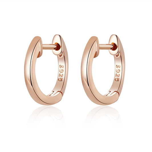 Orecchini cerchio oro rosa
